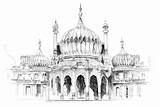 Brighton Pavilion Colouring Sheet Landmarks Coloring Sheets Print  sketch template