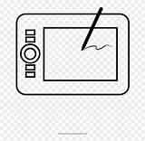 Download Drawing Tablet Coloring Page  Line Art Clipart Png sketch template