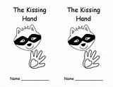Printable Kissing Hand Coloring Page Sketch sketch template