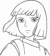 Haku From Anime Spirited Away coloring Page  Download Print Or Color sketch template