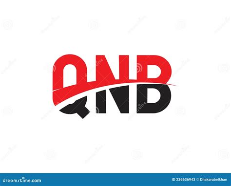 QNB Letter Initial Logo Design Vector Illustration Stock Vector ...