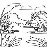 Florida Everglades Adventure Coloring Page  Pagescom sketch template