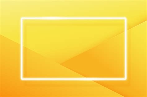 Free Vector | Gradient yellow neon background