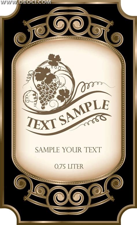 Printable Downloadable Free Wine Label Template - Printable Templates