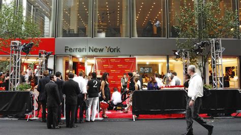 Lavish Ferrari Store finally opens in New York