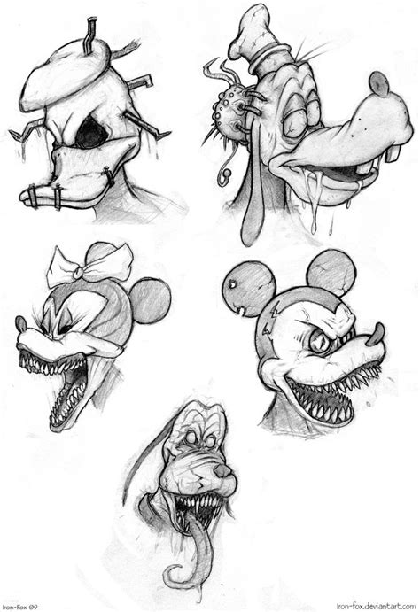 Mickey Mouse? by ~Iron-Fox | Dark disney art, Disney art drawings ...