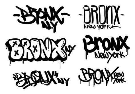 Bronx Graffiti Tagging 159784 Vector Art at Vecteezy