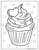 32 Cupcake Coloring Pages Free PDF Printables sketch template