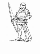 Medieval Archer Drawing At GetDrawings  Free Download sketch template