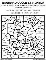 Worksheets Rounding Numbers Coloring Pages sketch template