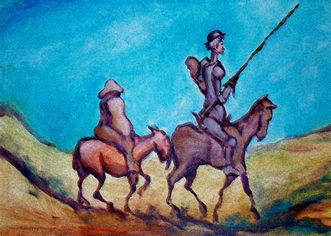 Don Quixote Painting by Kevin Middleton - Fine Art America