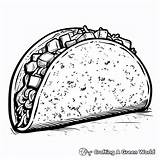 Taco Coloring Pages  Free & Printable sketch template