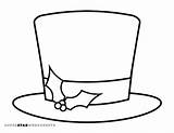 Snowman Hat Coloring Pages sketch template