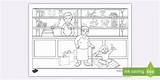 Inside The Toy Shop Colouring Page Teacher Made  Twinkl sketch template