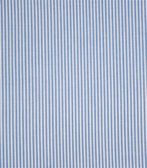 Blue & White Cotton Stripe Fabric (FC-145) - Dinesh Exports