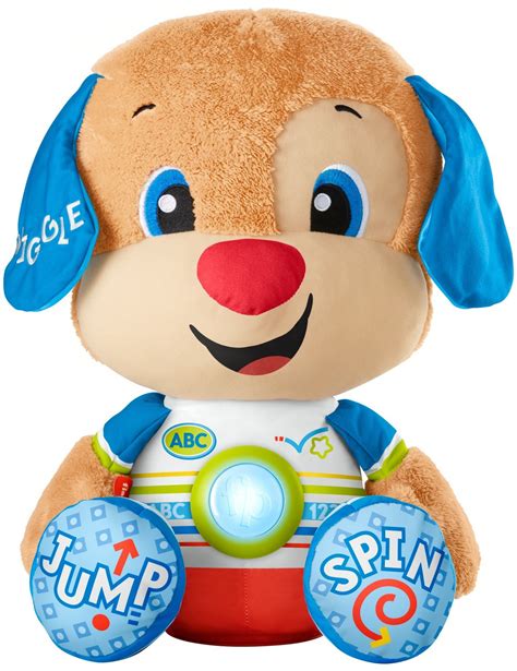 Fisher-Price Laugh & Learn So Big Puppy, Large Musical Plush Toy with ...