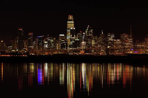 San Francisco Skyline at Night Photograph by Rick Pisio