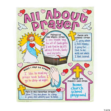 Color Your Own “All About Prayer” Posters - Discontinued