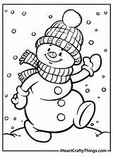 Snowman Coloring Pages Updated 2021 sketch template