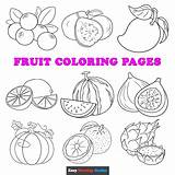 Fruit Coloring Book Pages A Delicious Way To Unleash Creativity sketch template