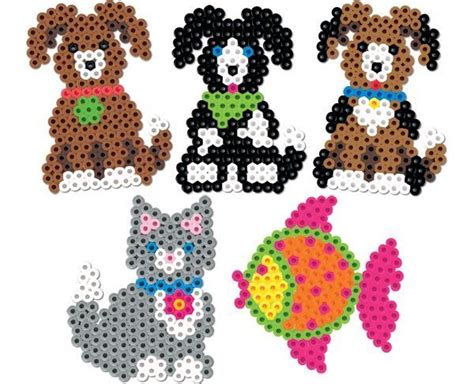 Image result for perler puppy designs | Melting beads, Perler beads designs, Pyssla beads