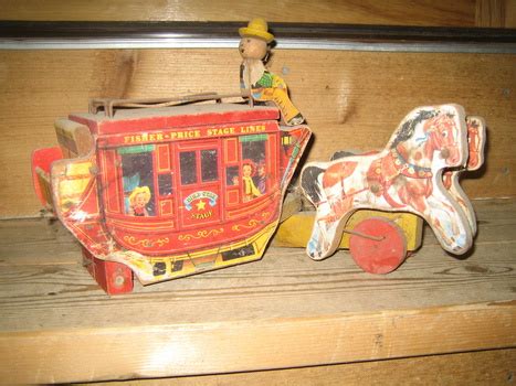 Wooden toy stagecoach | Collectors Weekly