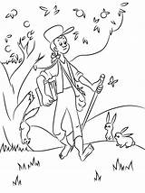 Johnny Appleseed Coloring Pages  Best For Kids sketch template