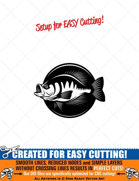 CRAPPIE Fish-fishing Clipart-vector Clip Art Graphics-digital | Etsy