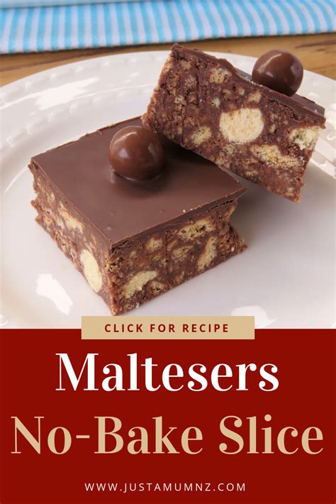 Maltesers No-Bake Slice | Recipe | Tray bake recipes, Baking, No bake ...