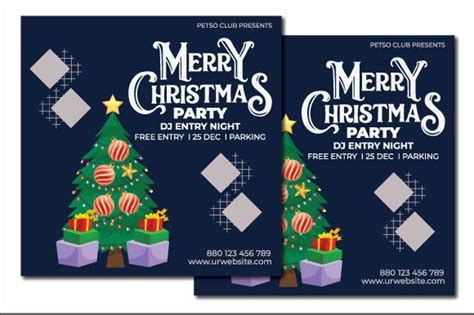 Christmas Templates Design Graphic by atondri01 · Creative Fabrica