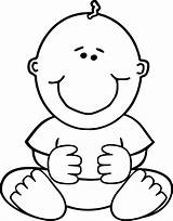Baby Boy Coloring Page Printable Free Pages sketch template