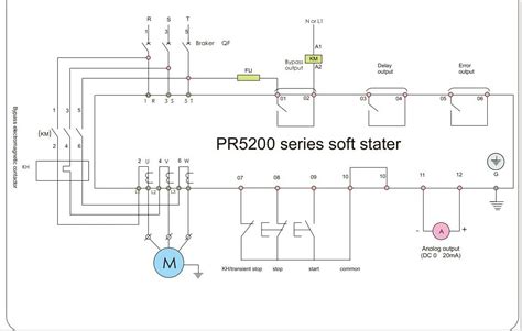 3 phase soft start wiring diagram