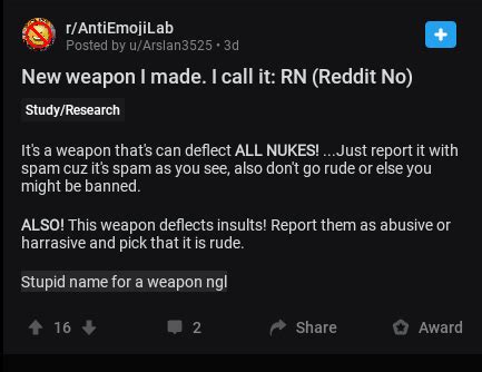 whatever you do, DO NOT do what this user is doing. reporting users for raiding is a wimp move ...