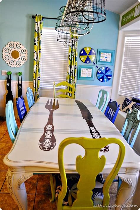 DIY Dining Table Makeovers - Before & Afters • The Budget Decorator | Dining room table makeover ...