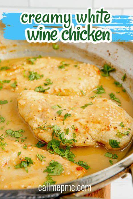 CREAMY WHITE WINE CHICKEN