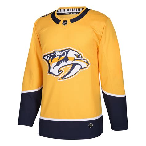 Nashville Predators Adidas Authentic Jersey Home/Gold - Nashville ...