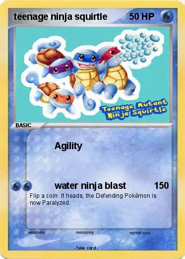 Pokémon teenage ninja squirtle 1 1 - Agility - My Pokemon Card