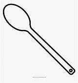 Spoon Coloring Page  Line Art HD Png Download Kindpng sketch template