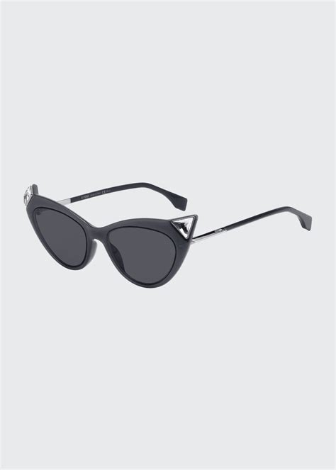 Fendi Monochromatic Cat-Eye Sunglasses - Bergdorf Goodman