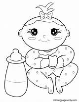 Baby Coloring Pages To Print  Free Printable sketch template