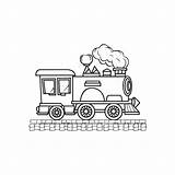 Premium Vector  coloring Book electric Train sketch template