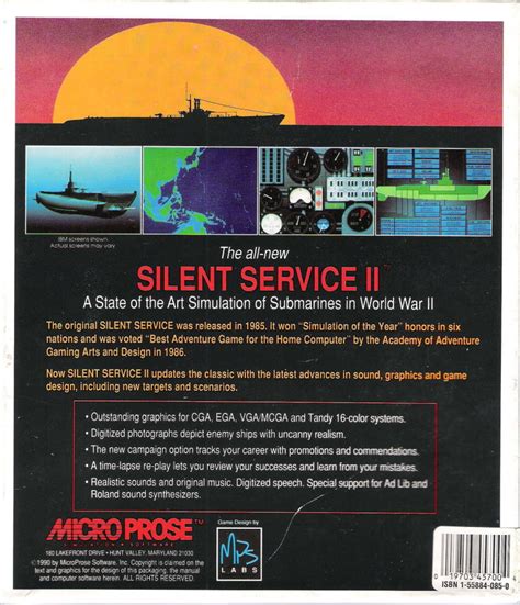 Silent Service II Images - LaunchBox Games Database