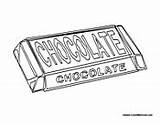 Candy Bar Coloring Pages sketch template
