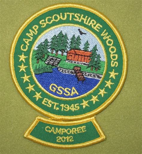 Girl Scout Southern Appalachians Camp Scoutshire Woods Camporee 100th Anniversary year rocker ...
