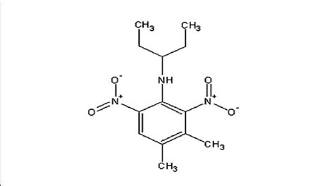 Chemical structure of pendimethalin (Gerent et al. 2015). | Download Scientific Diagram