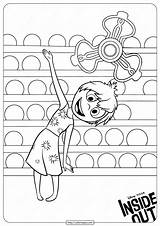 Disney Pixar Inside Out Coloring Pages  For Kids sketch template