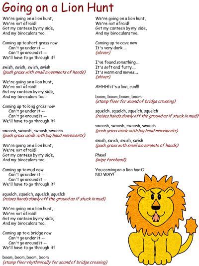 13+ We'Re Going On A Lion Hunt Book Pdf - KandiKawthar