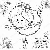 Ballerina Coloring Pages  For Kids And Adults sketch template
