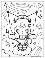 22 Kuromi Coloring Pages Free PDF Printables  Hello Kitty colouring sketch template