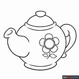 Kettle Coloring Pages sketch template